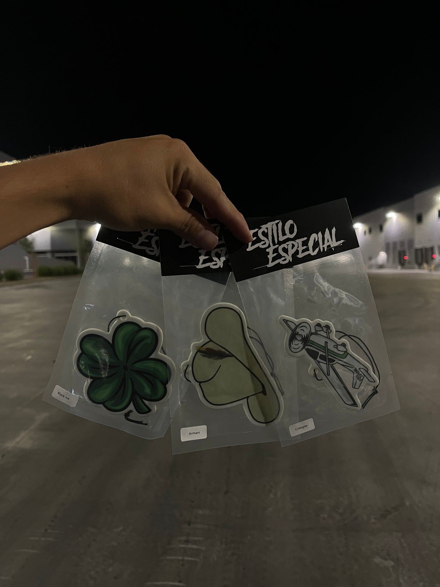 Estilo Especial Air Fresheners 3 Pack Sombrero Trébol Avión